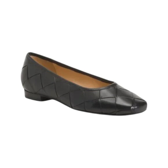TROTTERS Shoes - TROTTERS Black Wide Leather Hanny Comfort Flats